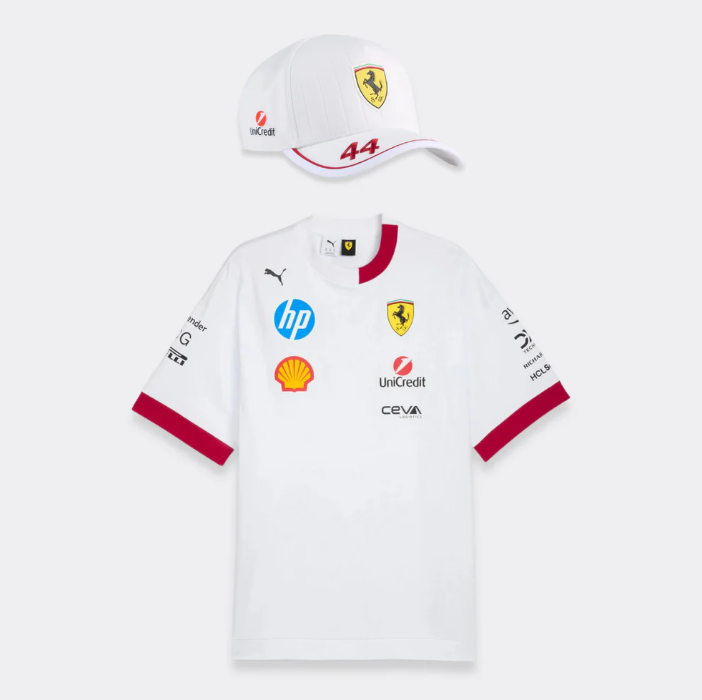 Playera Oversized + Gorra Lewis Hamilton Ferrari F1™ Miami 2025 PUMA Oficial