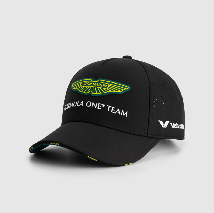 Gorra Aston Martin F1™ 2025 Team Negra Oficial con Ajuste BOSS