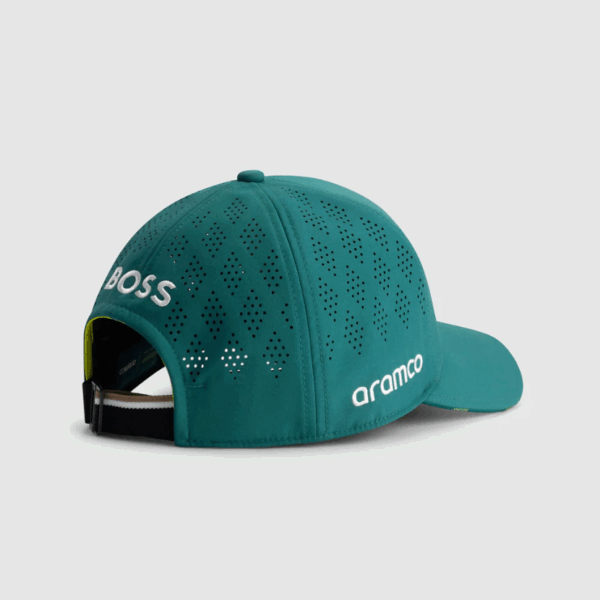 Gorra Aston Martin F1™ 2025 Team Verde Oficial con Ajuste BOSS - Image 3