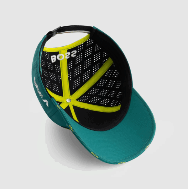Gorra Aston Martin F1™ 2025 Team Verde Oficial con Ajuste BOSS - Image 4