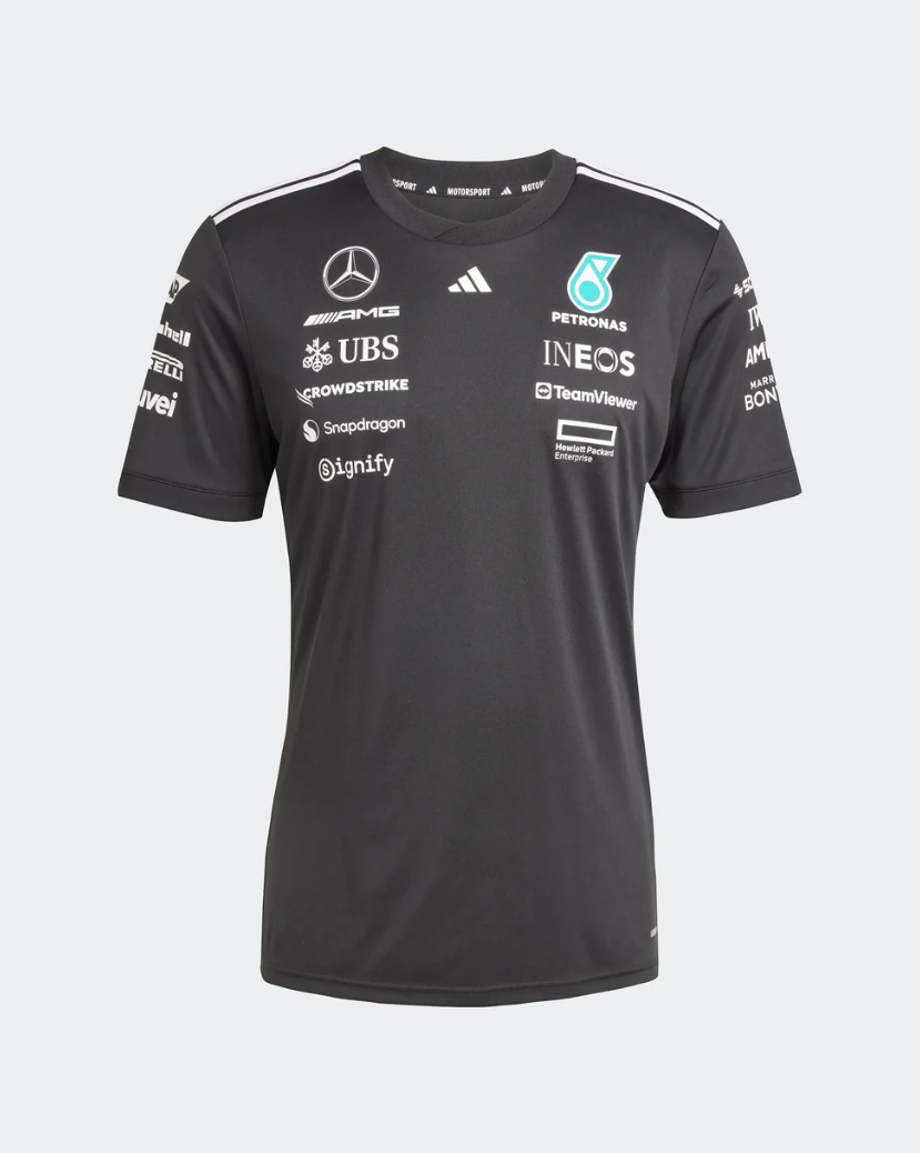 Mercedes AMG Playera Negra Equipo 2025