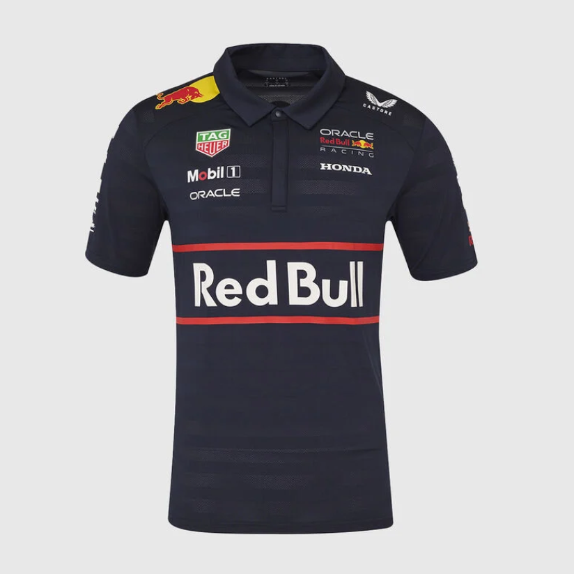 Polo Red Bull Racing F1™ 2025 Team Oficial Castore Azul Marino
