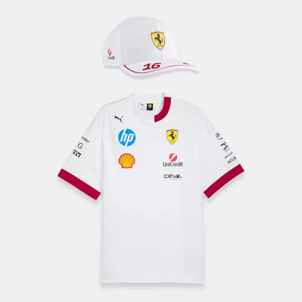 Playera Oversized + Gorra Charles Leclerc Ferrari F1™ Miami 2025 PUMA Oficial